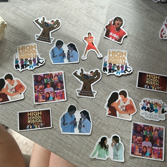 the first high school musical set of 16 stickers brand new  can be separated - Picture 1 of 5